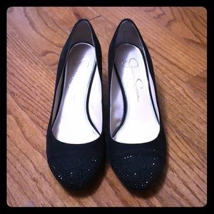 Black Jessica Simpson wedges